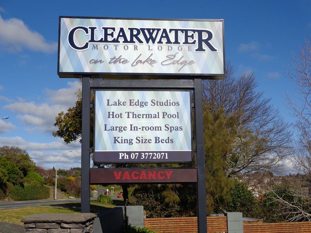 Clearwater Motor Lodge Taupo Exteriér fotografie